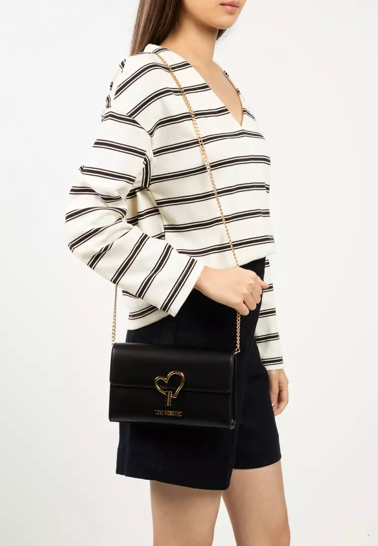 Logo Heart Crossbody Bag