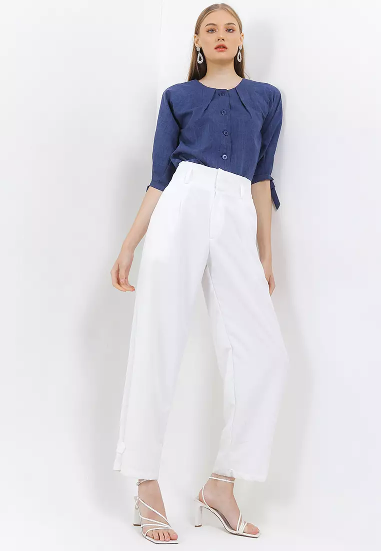 Katrina Blouse In Navy