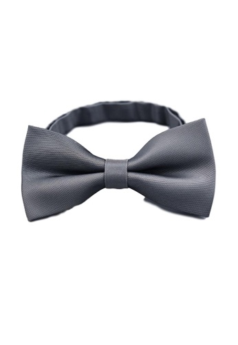 Kings Collection grey Classic Grey Bow Tie (KCBT2013) 6A5F1AC0C7C59EGS_1