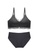 ZITIQUE grey Women's Plain Seamless Lace-trimmed Lingerie Set (Bra and Underwear) - Dark Grey 66B44US47FECA1GS_1