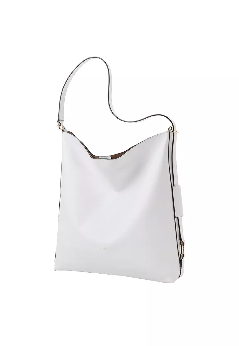 Slouchy Hobo Bag - White