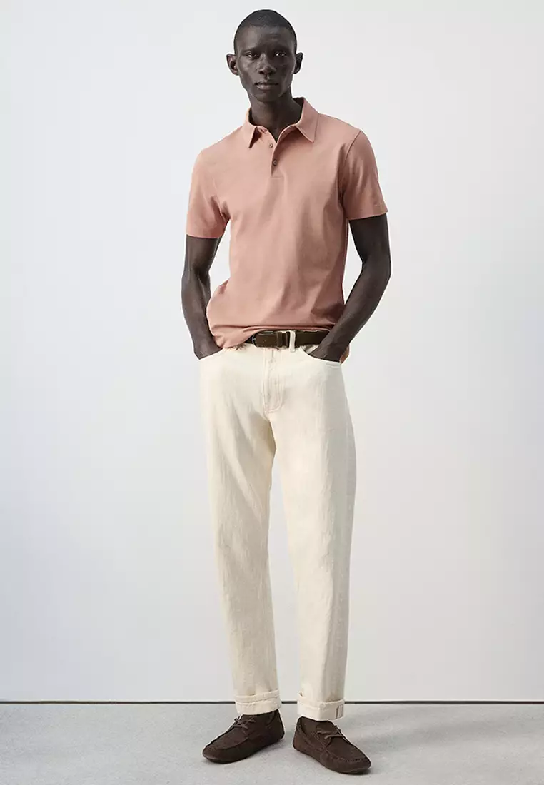 Slim Fit Piqué Polo Shirt
