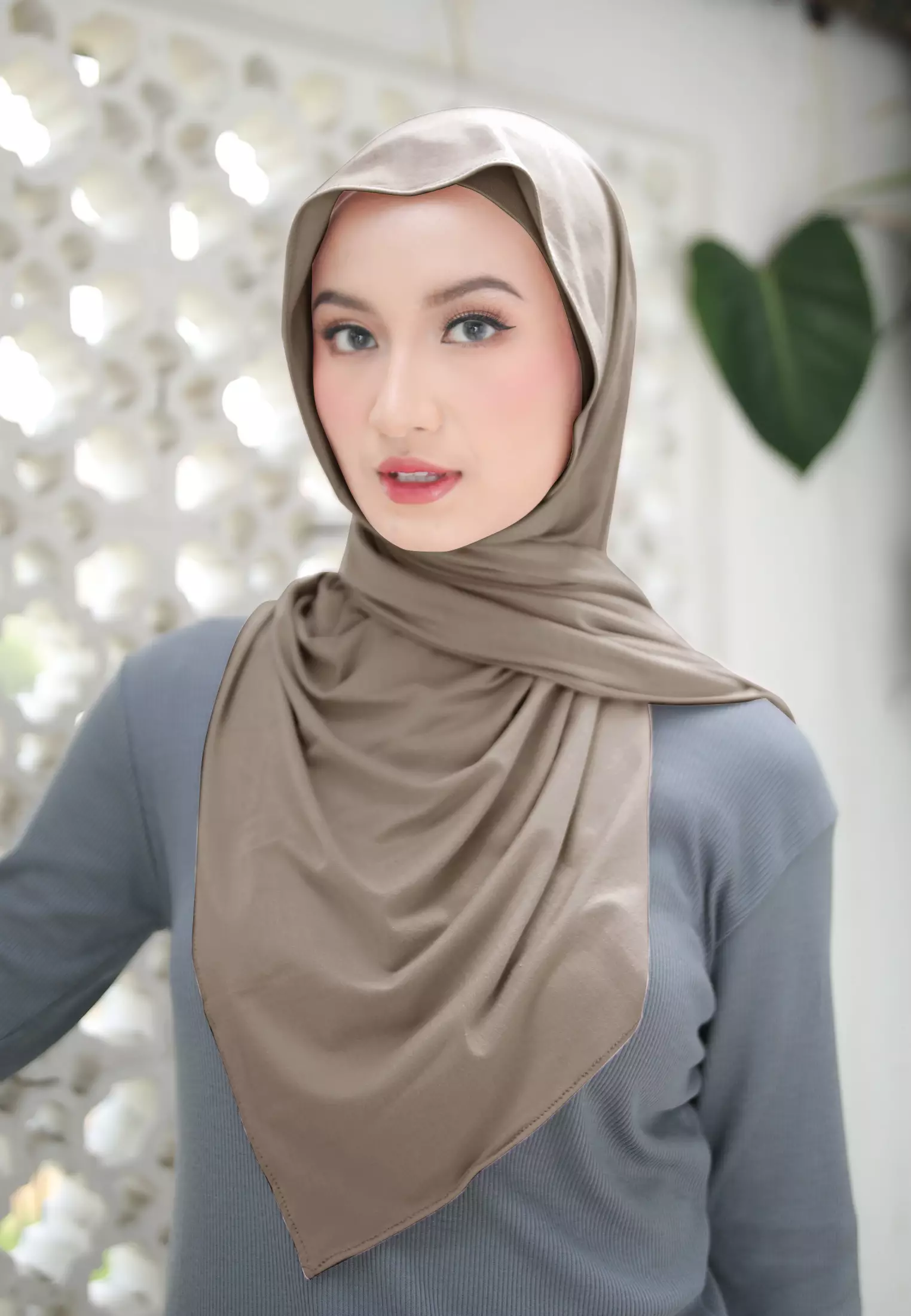 Cotton Bee - Nayma Turkey Shawl | Pashmina Rayon Premium - Camel
