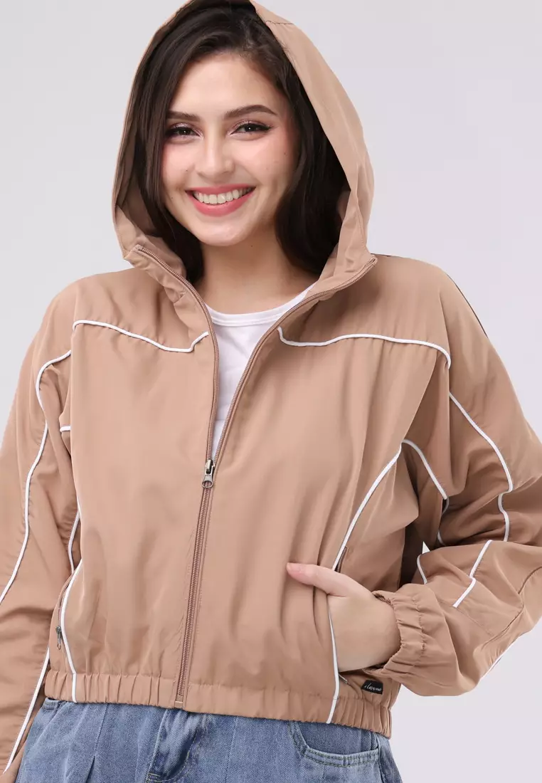 Water Repellent Jacket W/ Hood