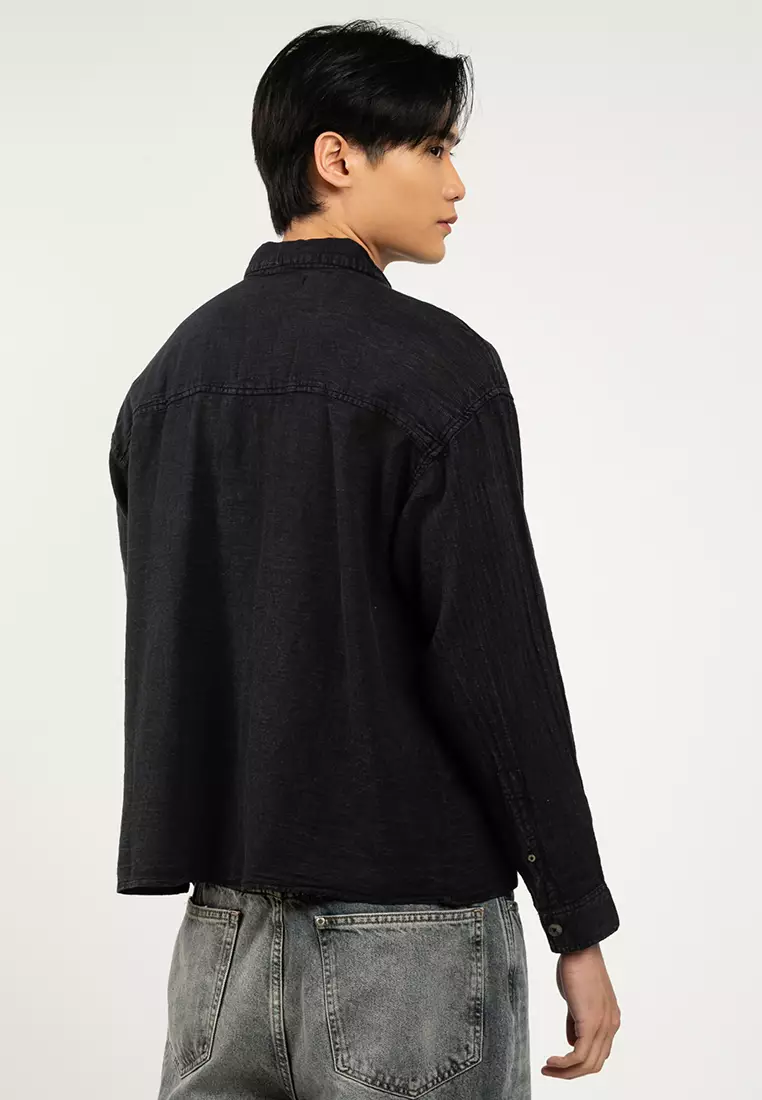Washed Long Sleeve Shirt