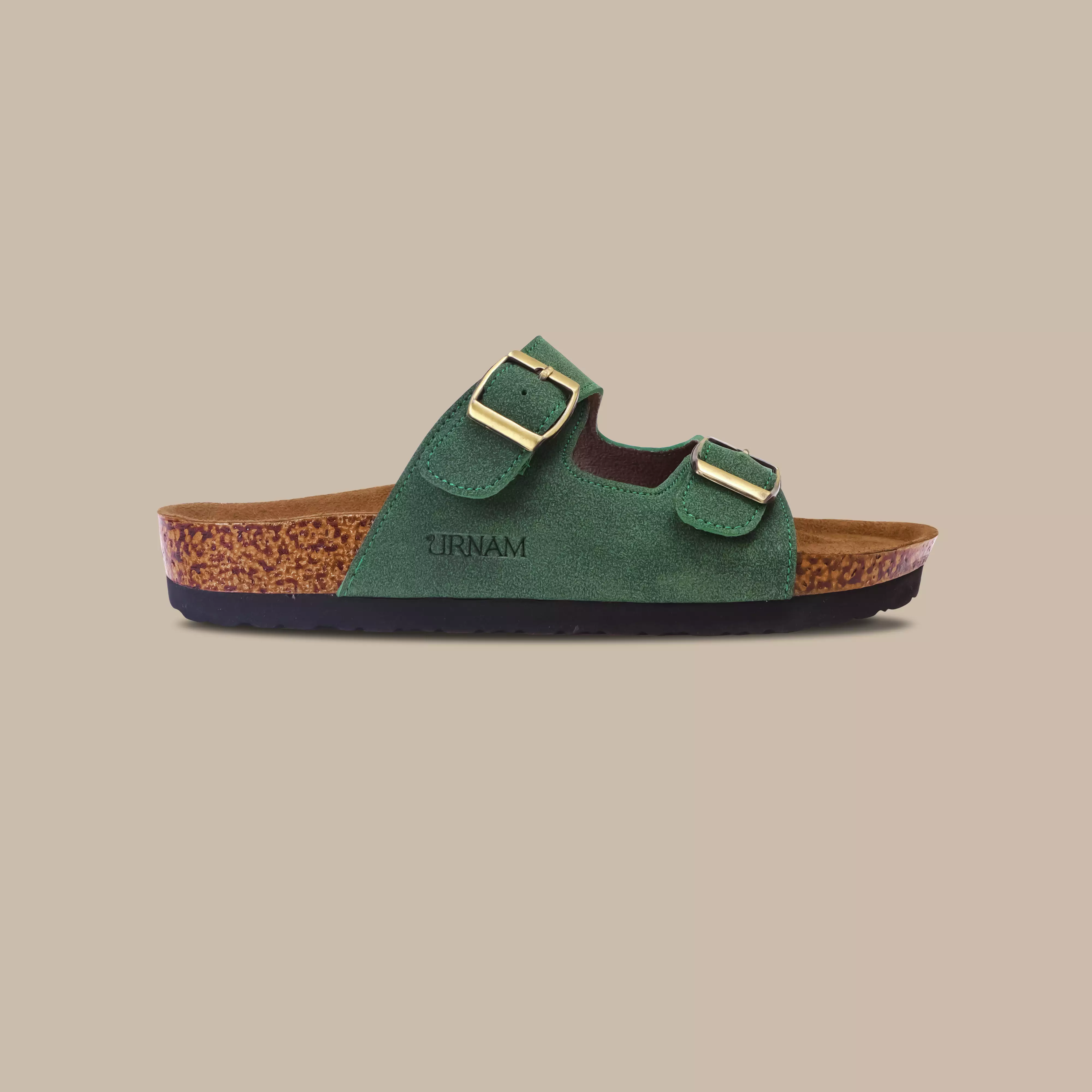 Urnam Sandal Slop Wanita Flat Kasual Nyaman - Green