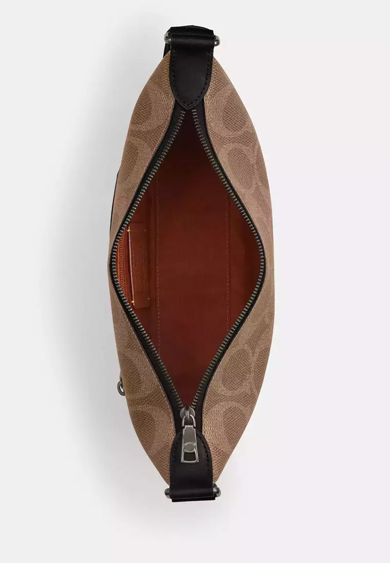 Small Finn Crossbody Bag With Pouch In Maxi Signature Canvas