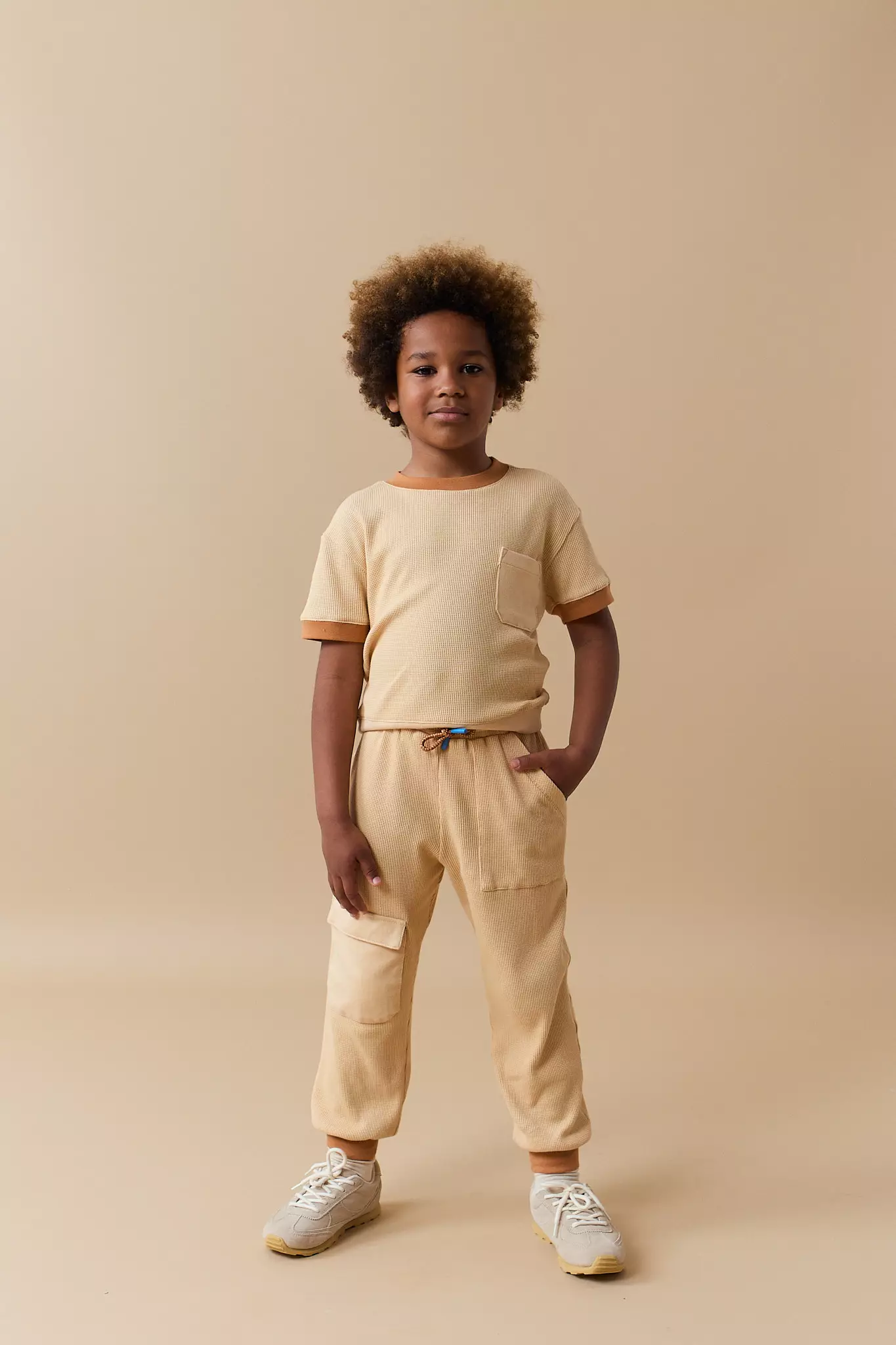 Gingersnaps Coney Island Shuffle Pants Khaki - Celana Panjang Anak Laki-laki (Coklat)