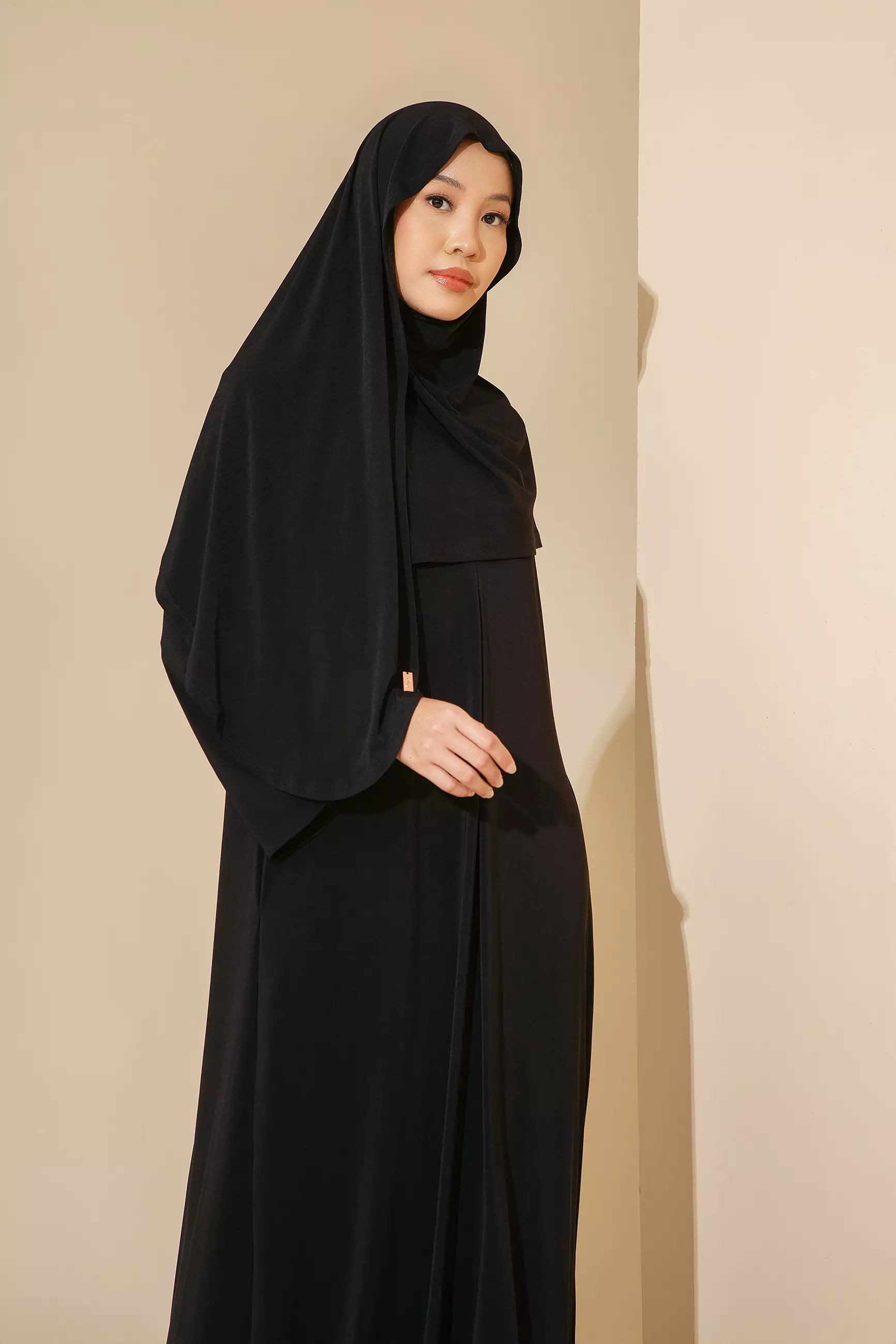 Sadiqa Abaya Set Black