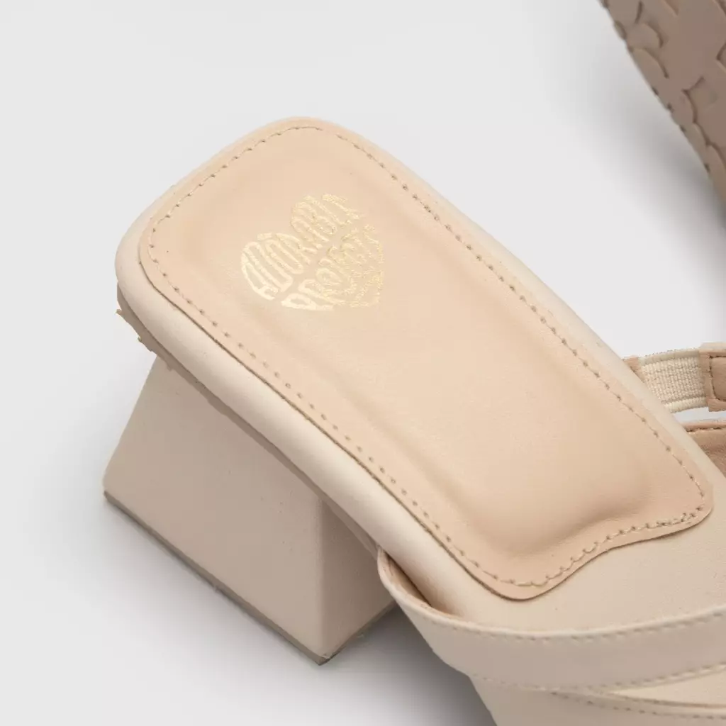 Adorable Projects - Trela Heels Cream - Sepatu Wanita