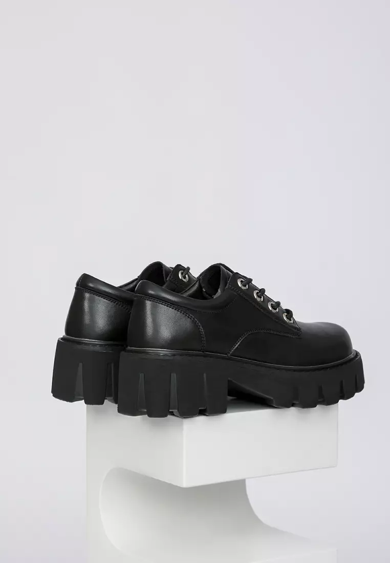 Platform Leather Derbys MZ03385