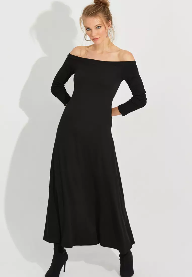 Madonna Collar Midi Dress