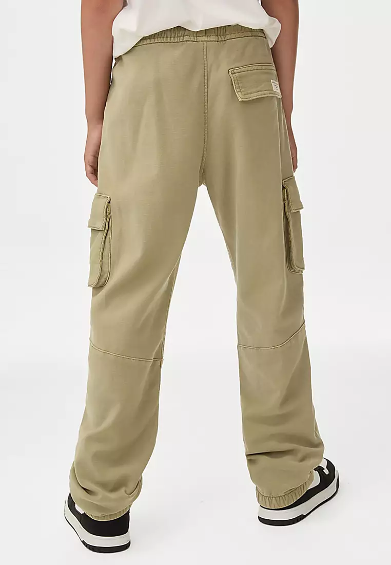 Cotton Rich Cargo Trousers