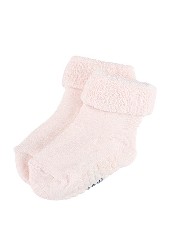 Du Pareil Au Même (DPAM) pink Pink Folded Socks 4E414KA5E8D59DGS_1