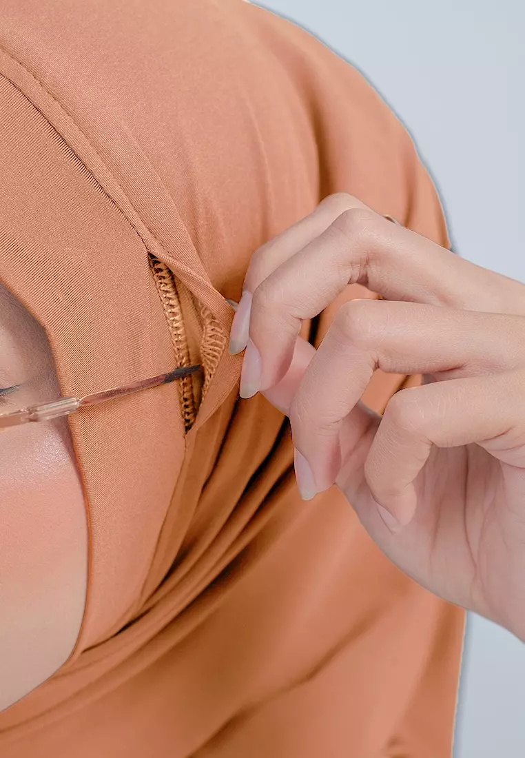 HIJAB INSTAN RANA - ORANGE