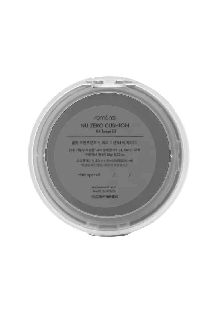 ROM&ND Zo&friends SPF24PA++Nu Zero Cushion (#04 Beige23)(15g)