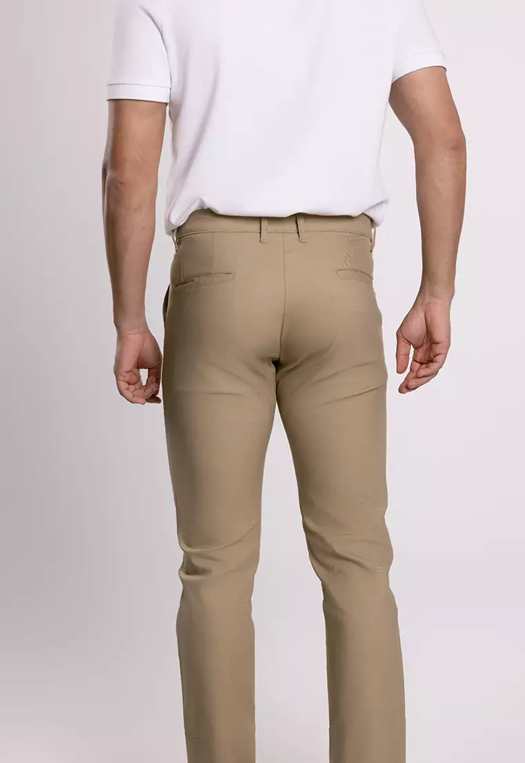 MOC Celana Panjang Chinos Pria Slim Fit BARNIE-KHAKI