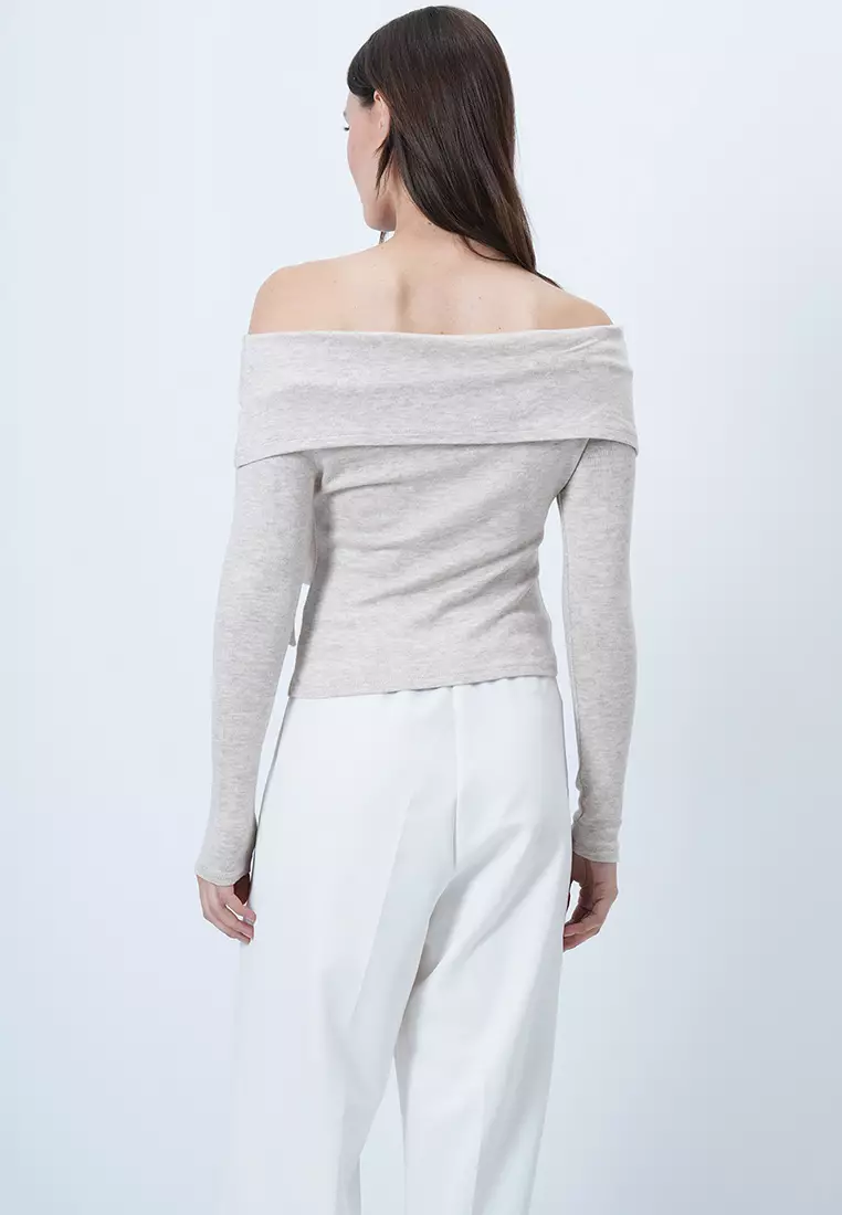 Bow-Tie Knitted Blouse