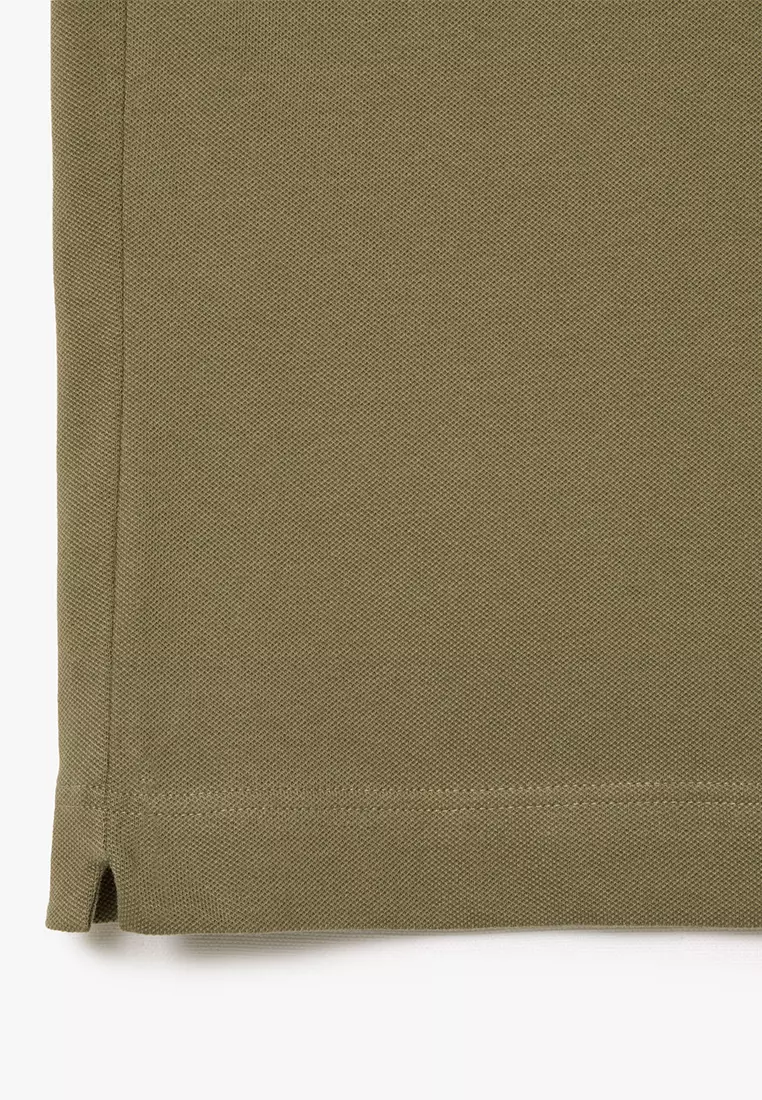 Men's Lacoste Paris Polo Shirt Regular Fit Stretch Cotton Piqué