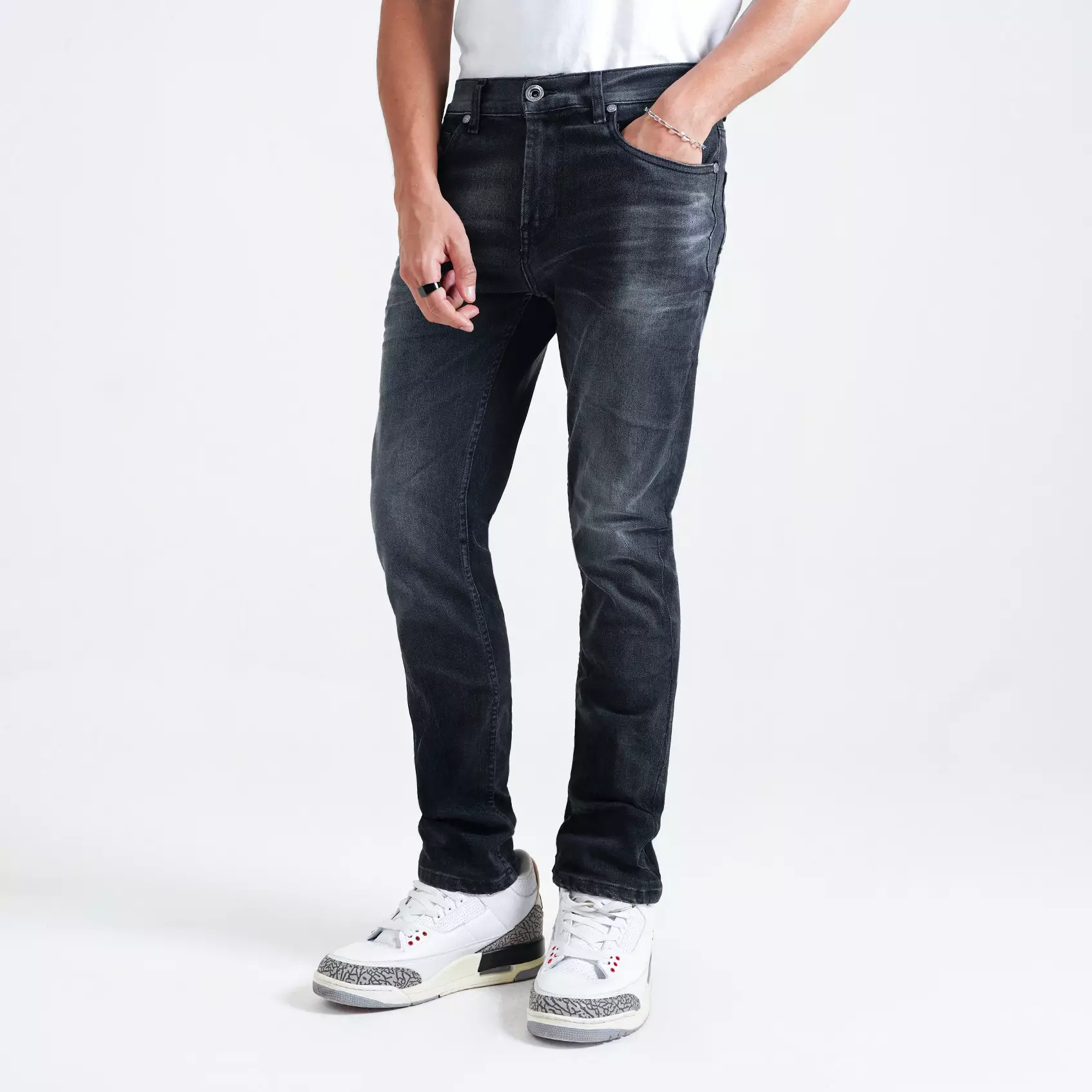 CELCIUS Celana Denim Skinny Fit L03000605C Dark Grey