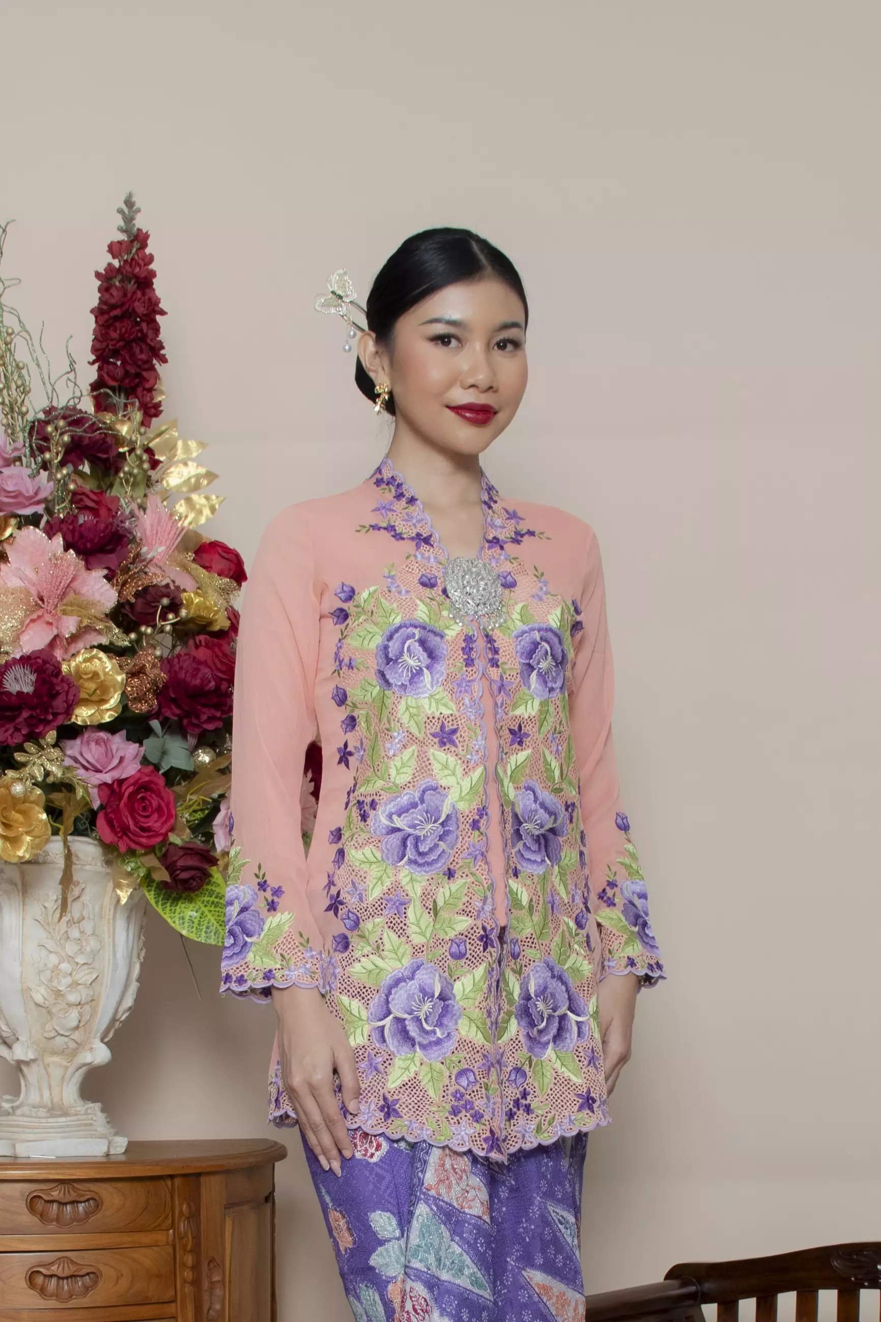 Kebaya Peony Embroidery Series
