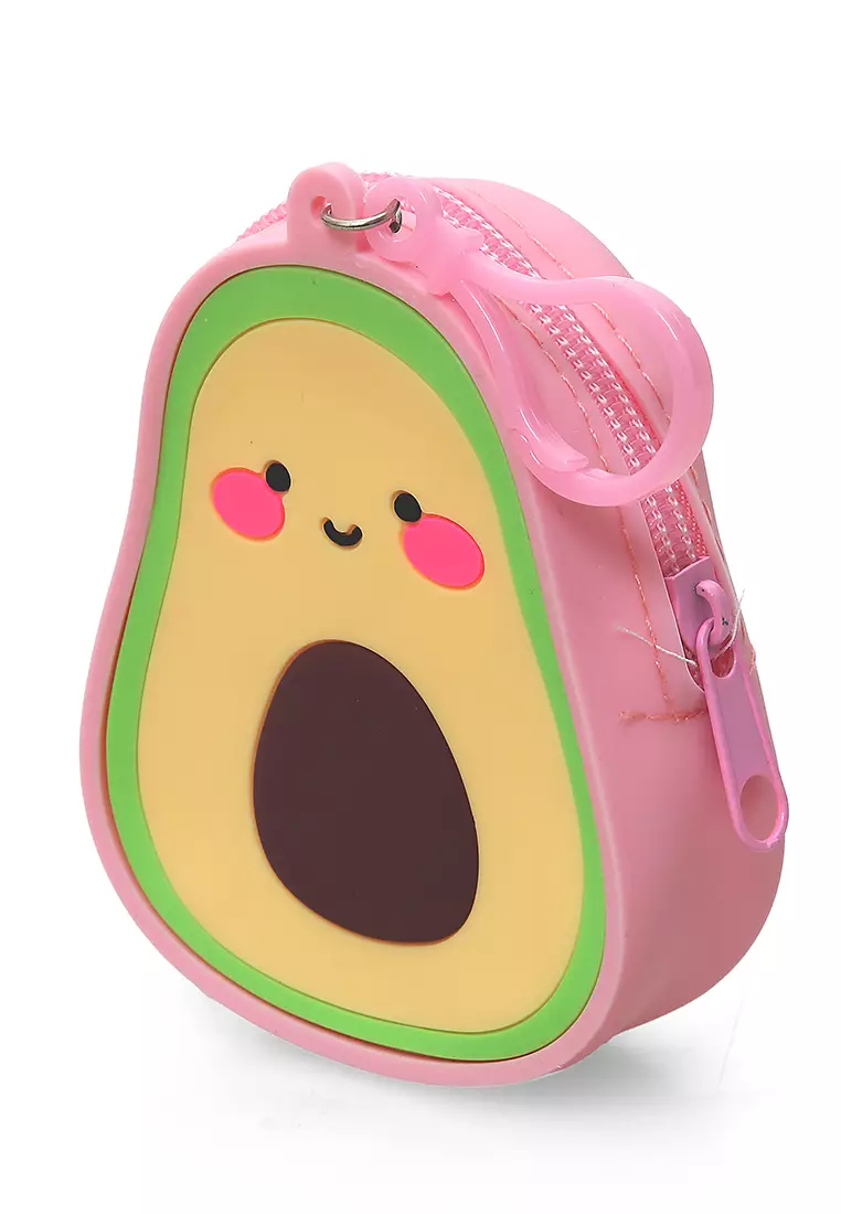 Chloe Dompet Jelly Anak Unisex Coin Purse Uniqe Design Material Silicone ORIGINAL - Baby Pink