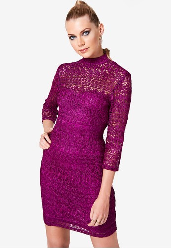 Jual Paper Dolls Crochet Mini Bodycon Original Zalora Indonesia