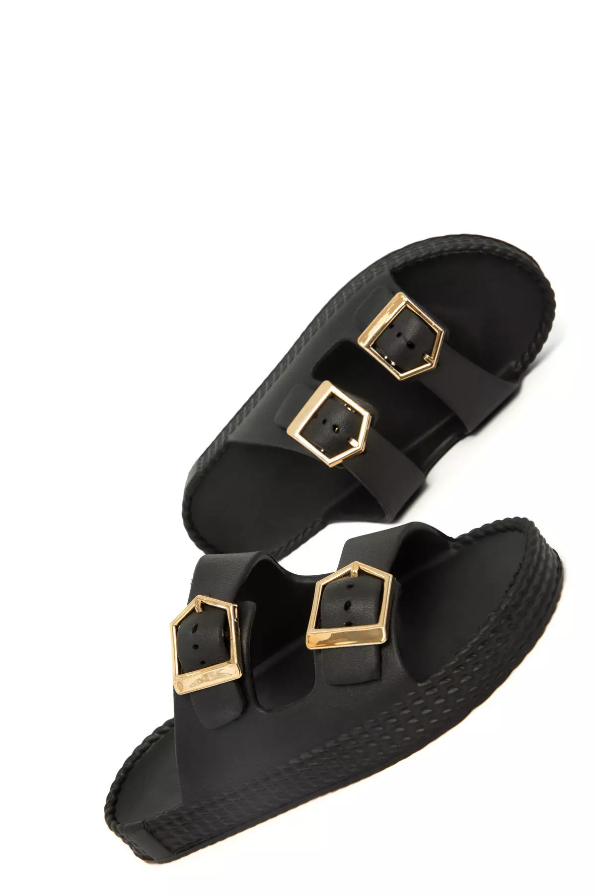 Black Women'S Slippers 21326