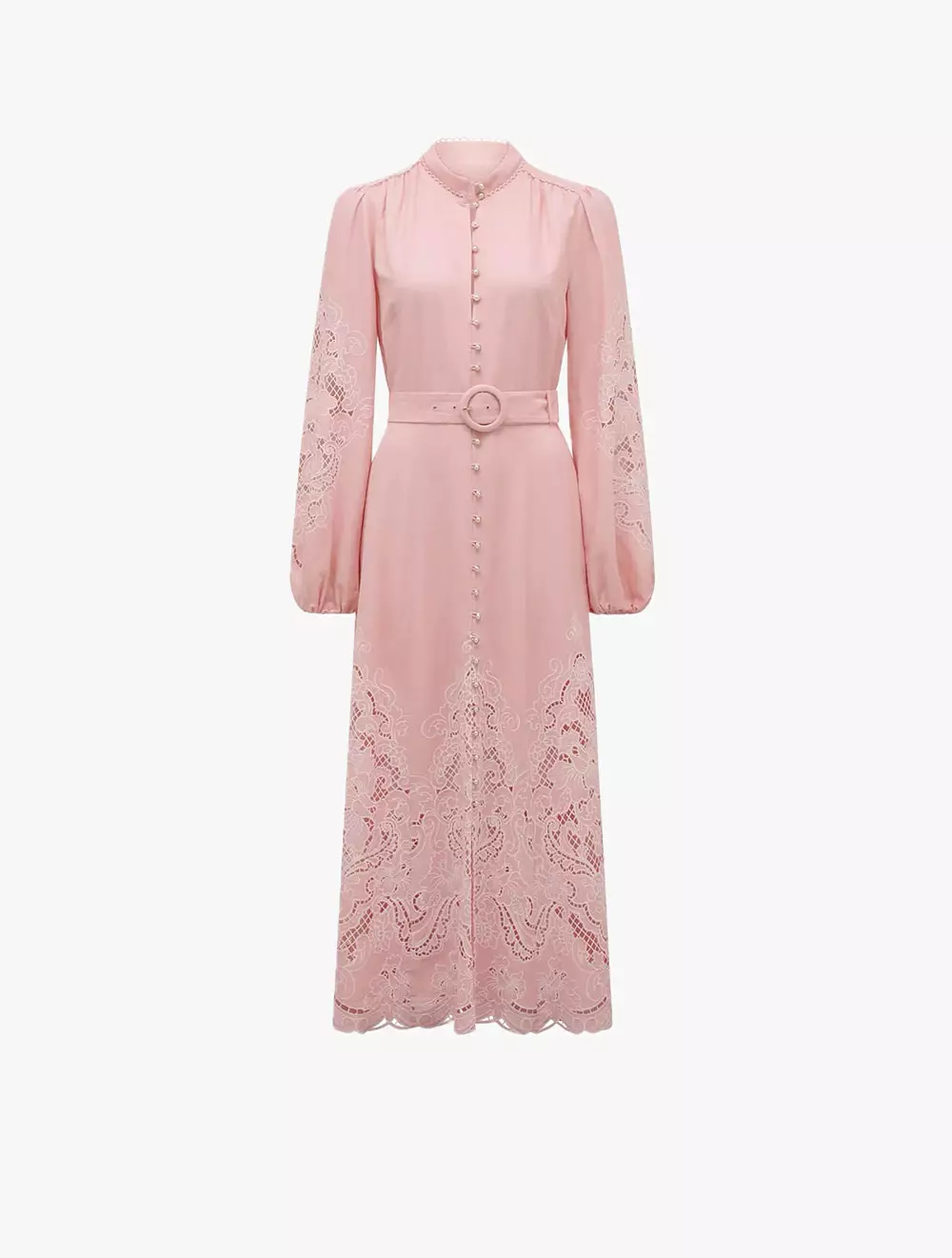 Ebony Embroidered Midi Dress