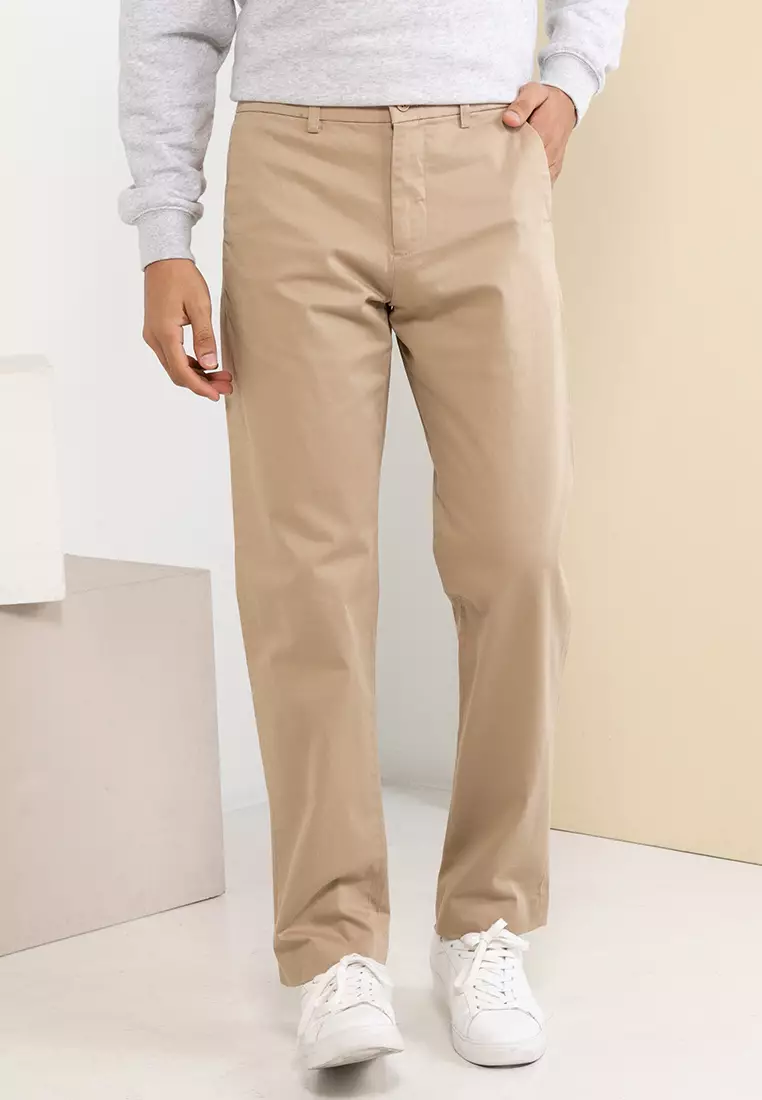 Premium Sateen Straight Chinos