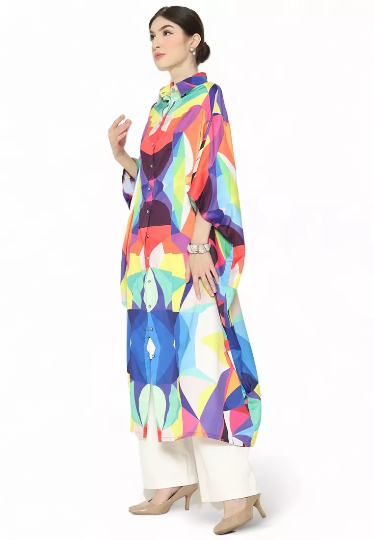 Kanzi Collared Kaftan