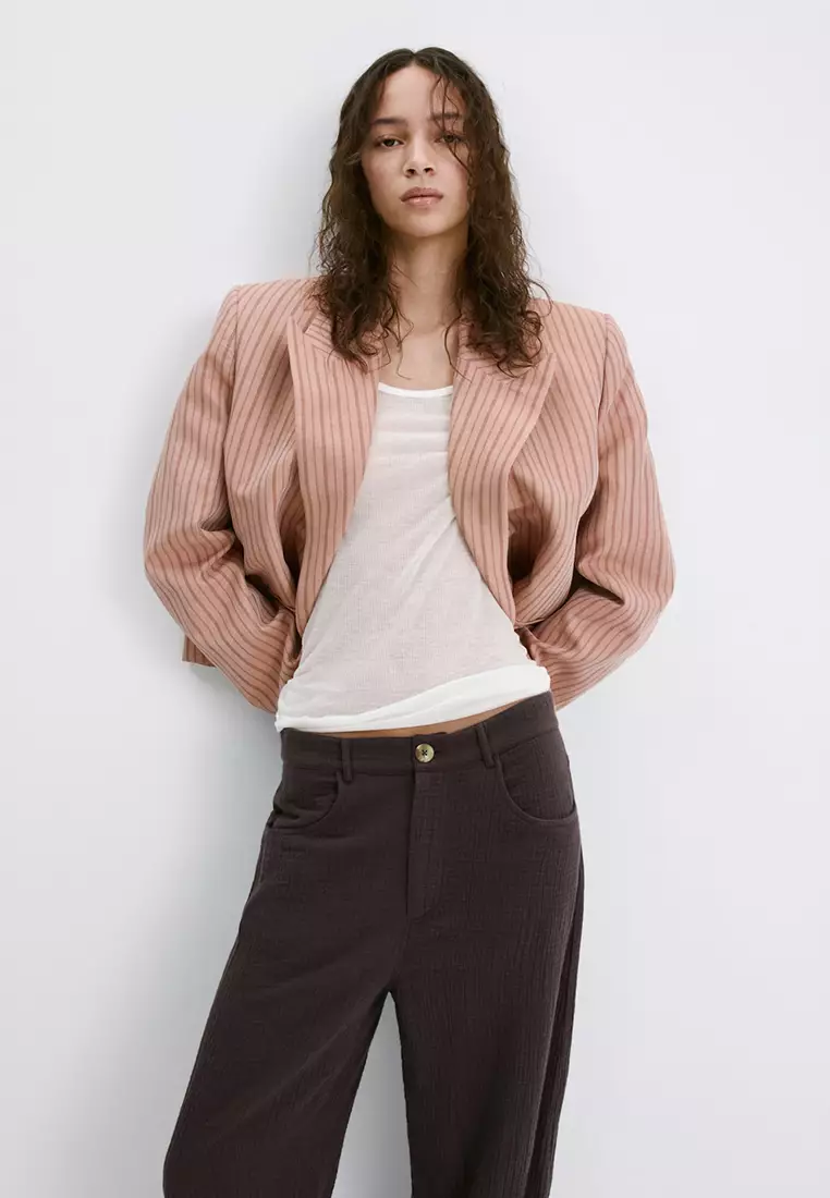 Balloon Cotton Trousers