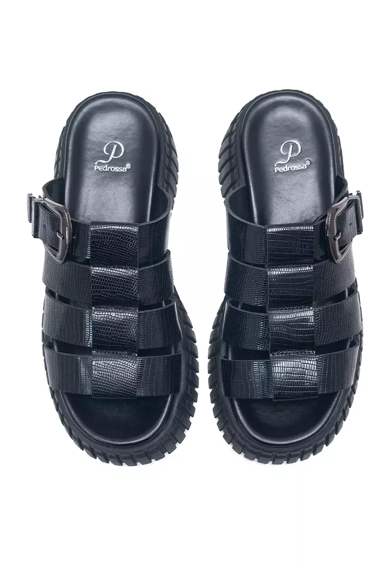 Bianca Platform Sandal in Black