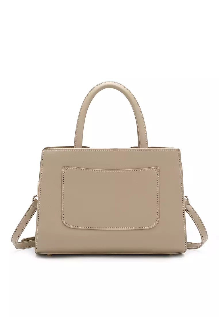 Top Handle Bag / Sling Bag / Crossbody Bag - Khaki