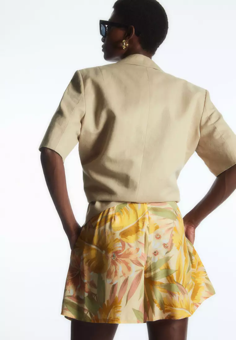 Silk top skirt cos