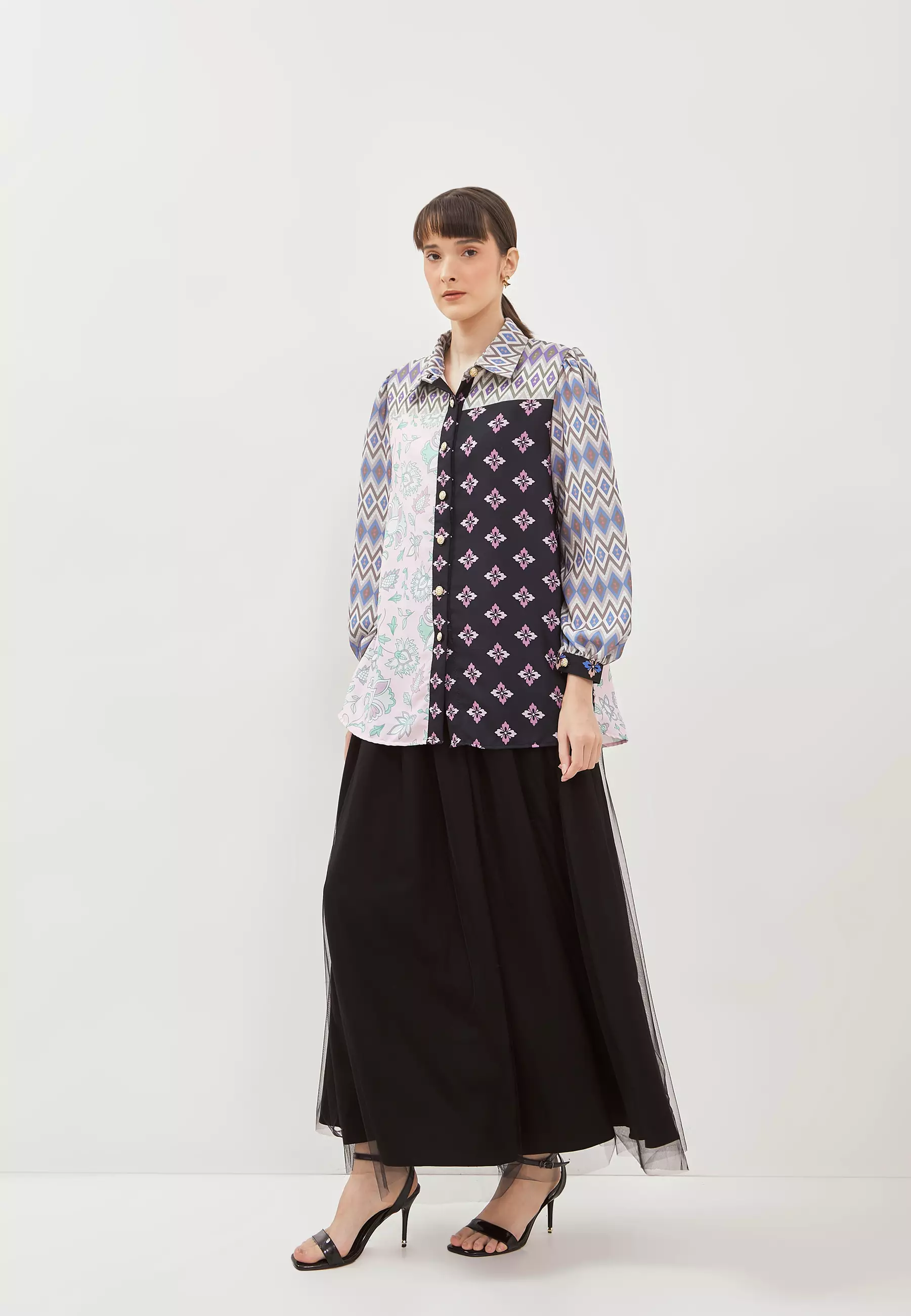 Kamilaa by Itang Yunasz Kemeja Eudora Pink