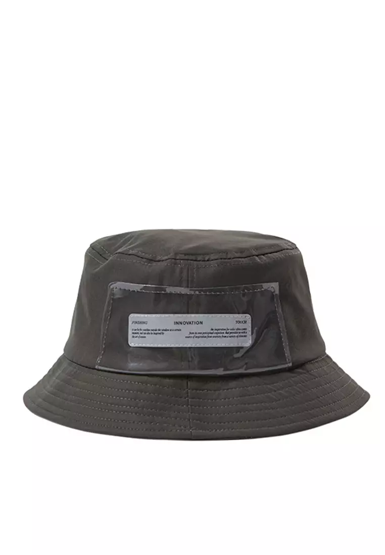 Buy Life8 Contrast Stitch Basic Outdoor Fisherman Hat in Black