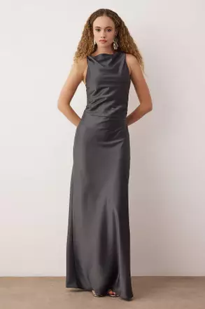 zalora evening dress Cowl Neck Zalora Sequin Dress Shop Sequin Dress Slit Discount