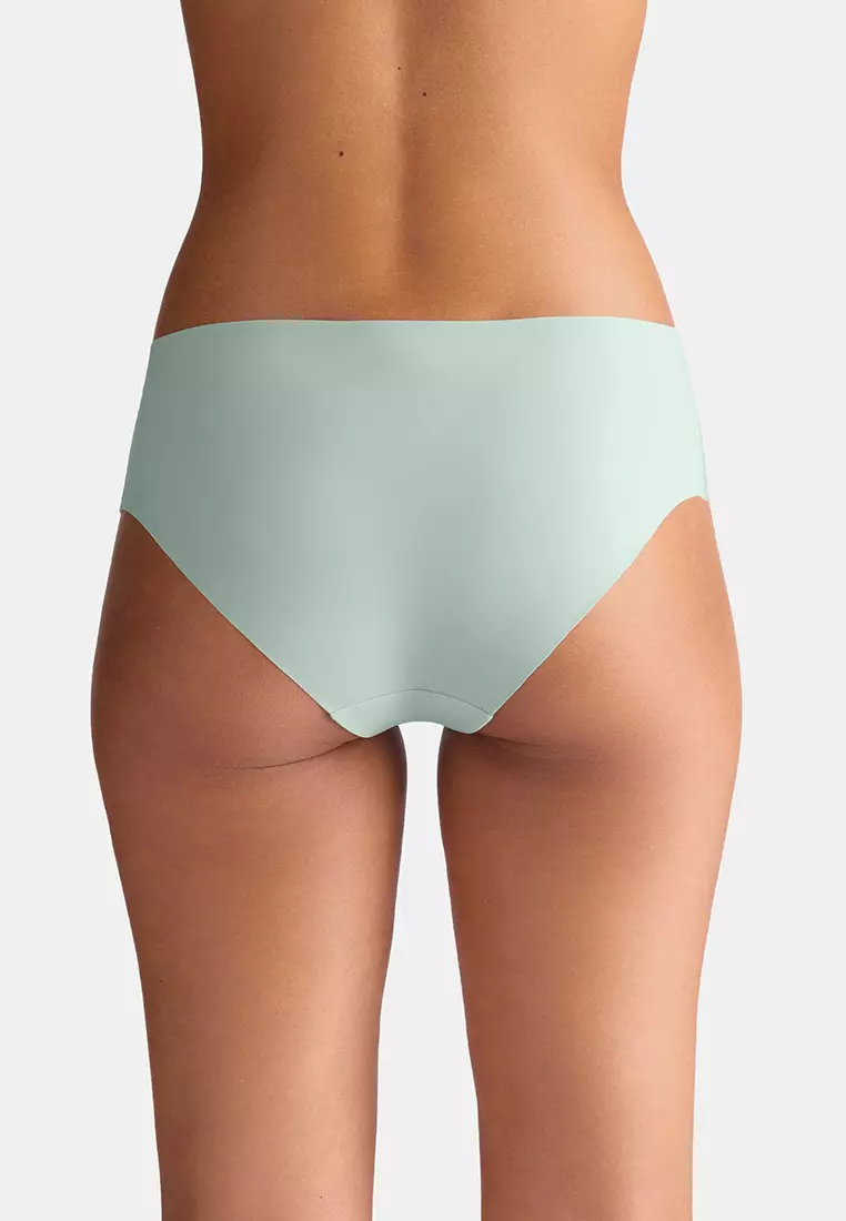 Pure Women's 3-Pack No Show Hipster Panties