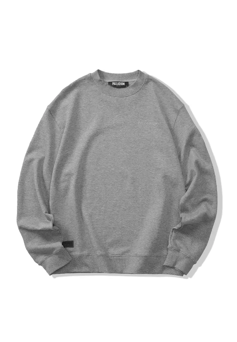 【新品未使用】muguet loose logo sweat gray Loose Fit Sweatshirt - Light gray - Men | H&M US