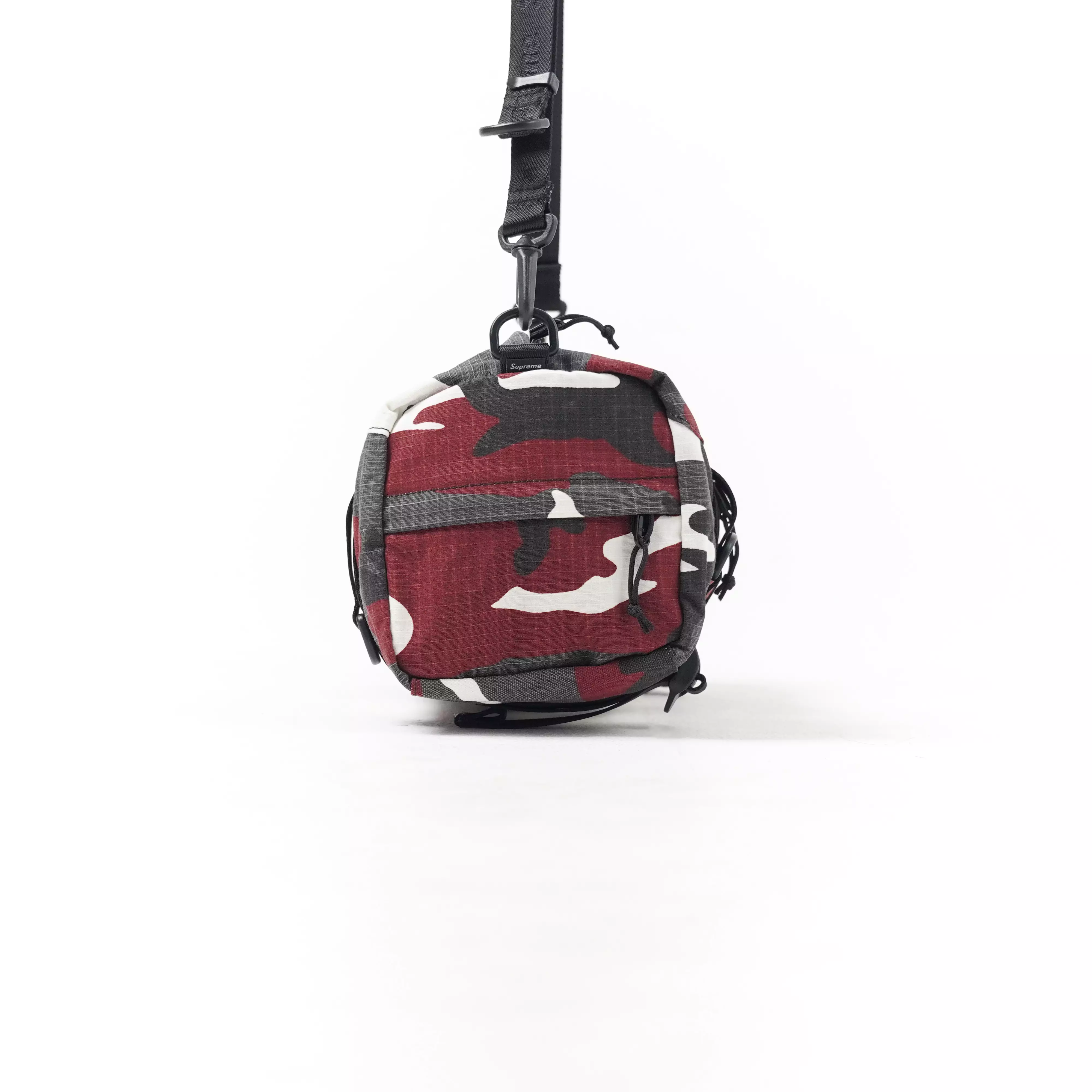 Supreme Sling Deal Bag Red Camo | SS26 Mini Excellent Duffle 'Red