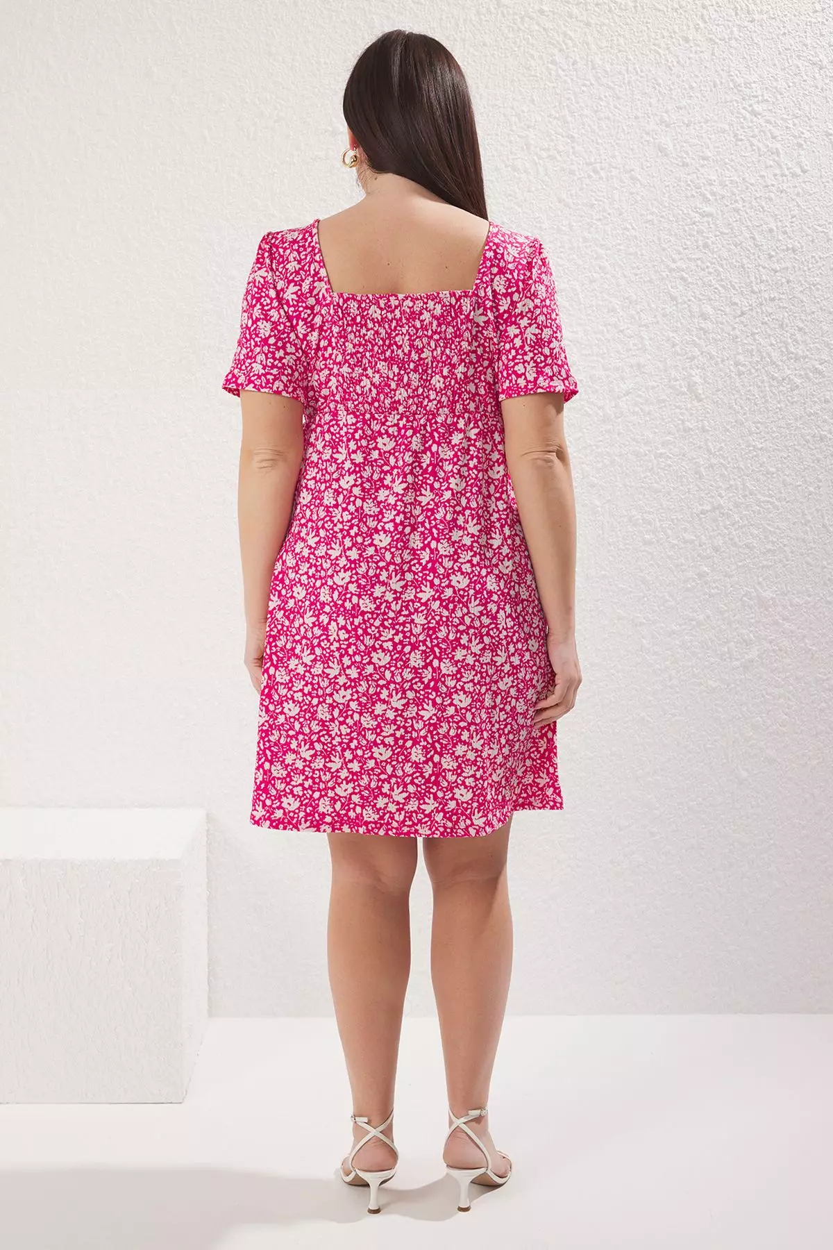 Plus Size A-Line Mini Dress