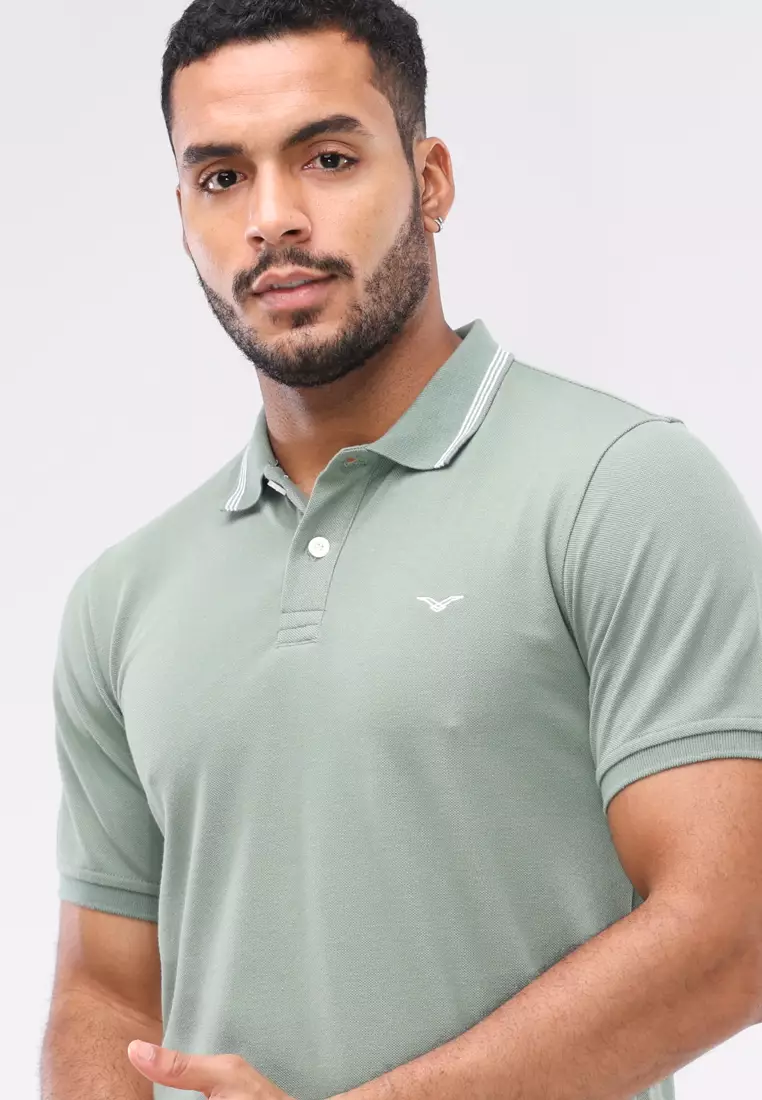 Cvc Collared Shirt Pique