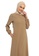 Modanisa beige Tavin by Modanisa Crew neck Unlined Modest Dress E7445AA68CC4F2GS_3