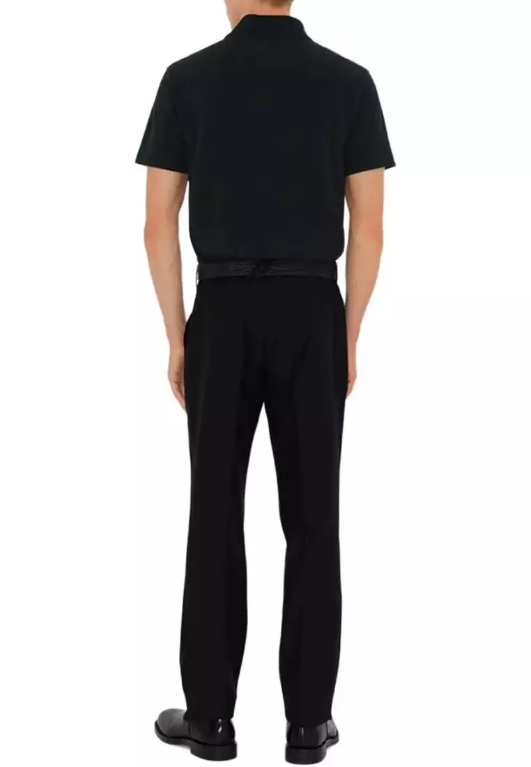 Men's Short-sleeved Polo Shirt in Coal Color 80998821
