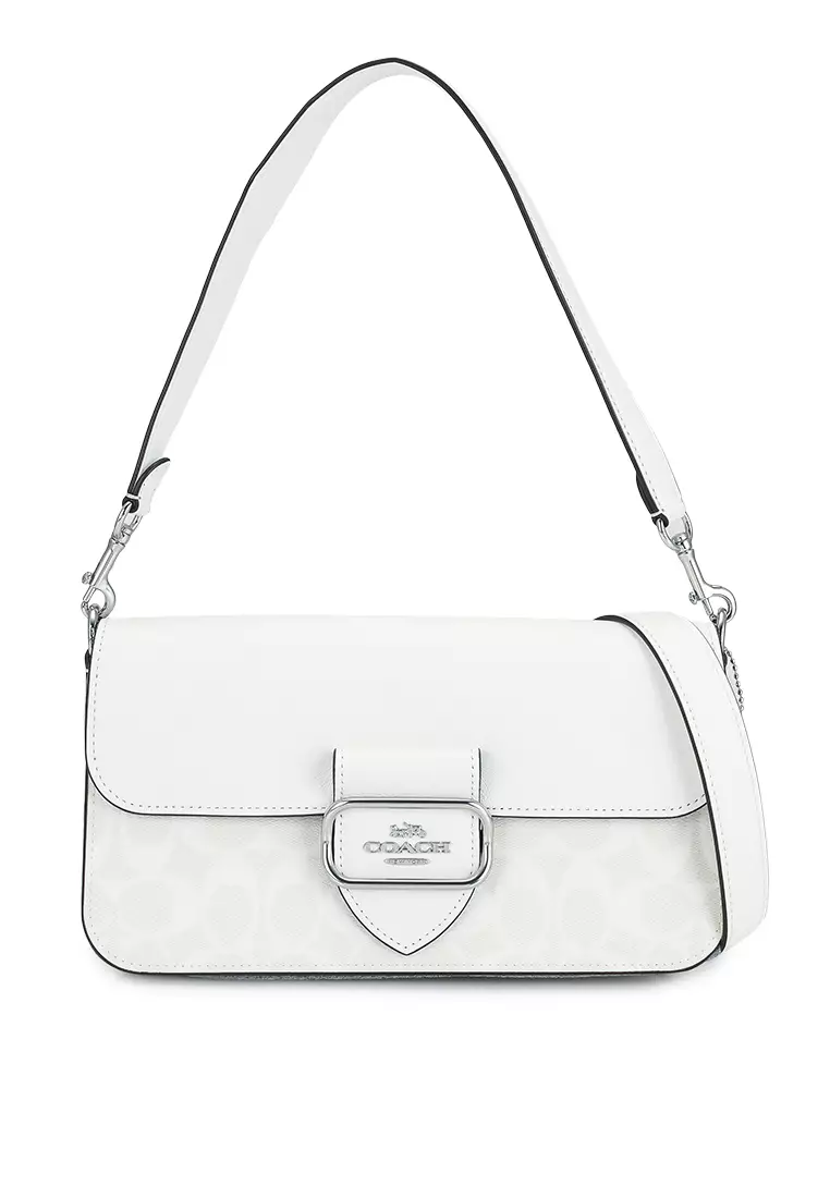 white coach handbag