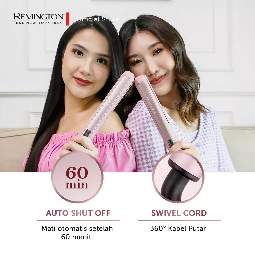 Remington Catokan Pelurus Rambut Coconut Smooth S5901