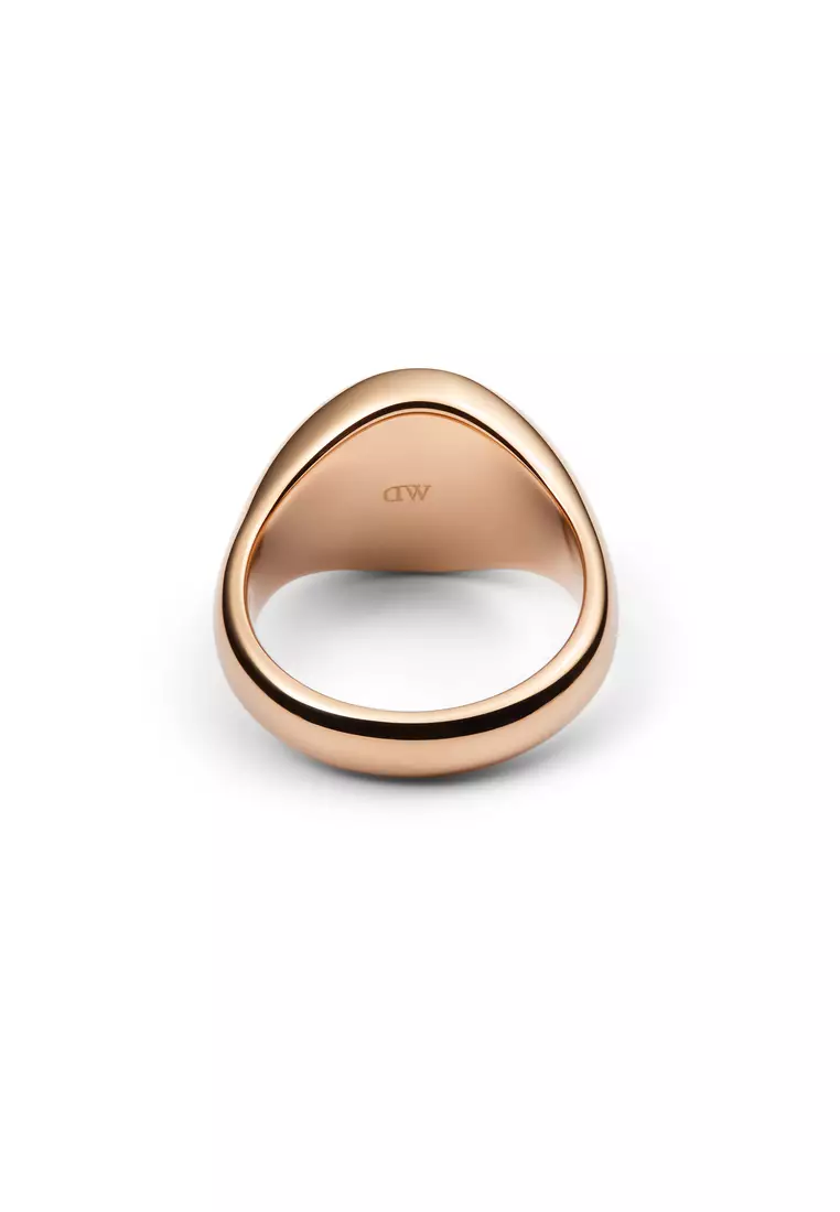 Classic Signet Ring Rose Gold - Unisex Ring for women and men stainless steel Ring DW Official Authentic Original