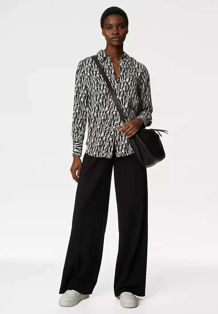 Printed Collared Shirt