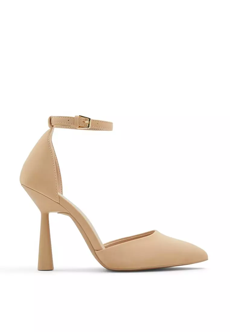 Almond toe hotsell ankle strap heels